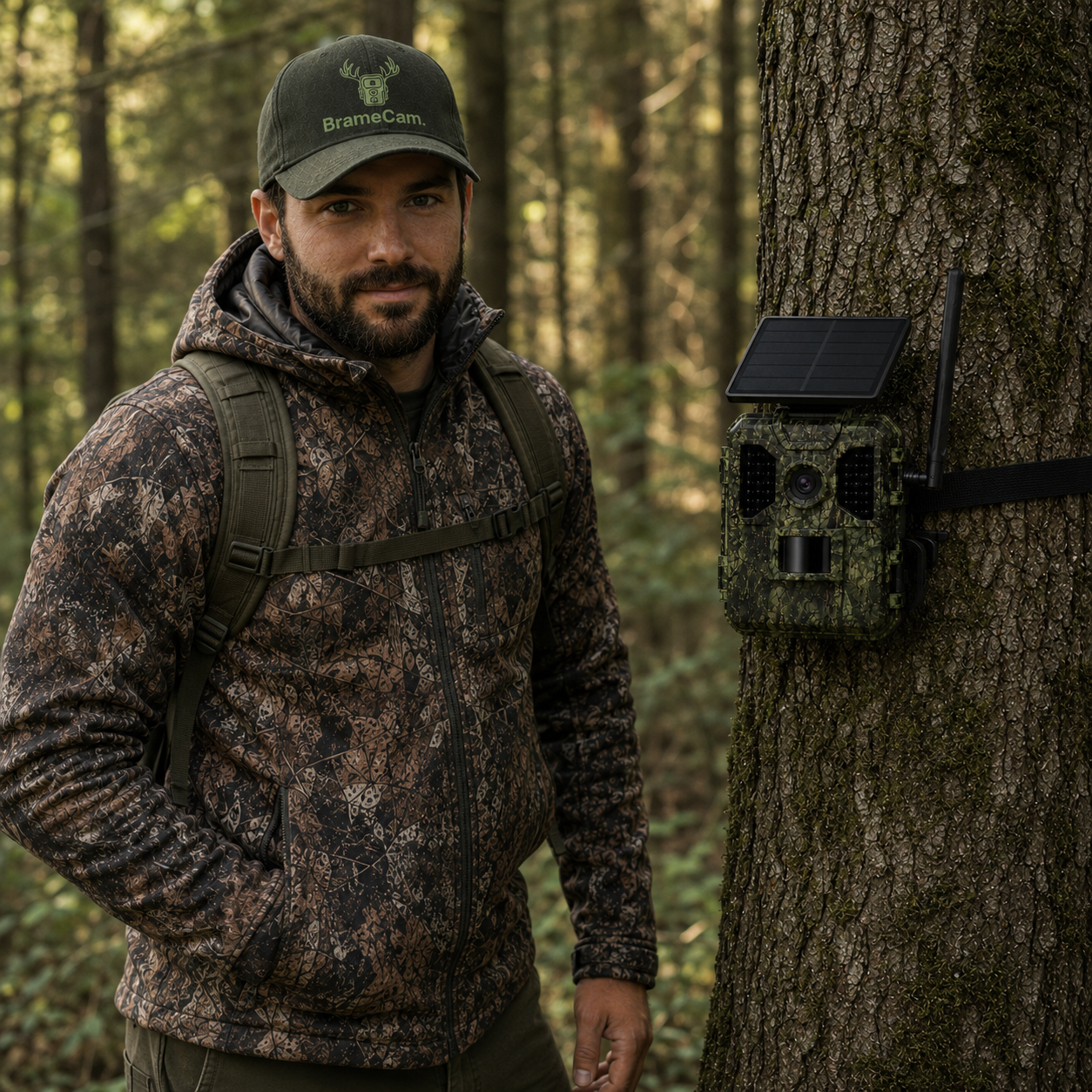 Caméra de Chasse 4G Solaire 2K Infrarouge
