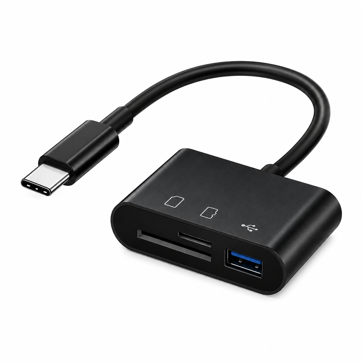 Adaptateur USB-C pour Carte SD, MicroSD et USB