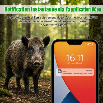 Caméra de Chasse 4G Solaire 2K Infrarouge