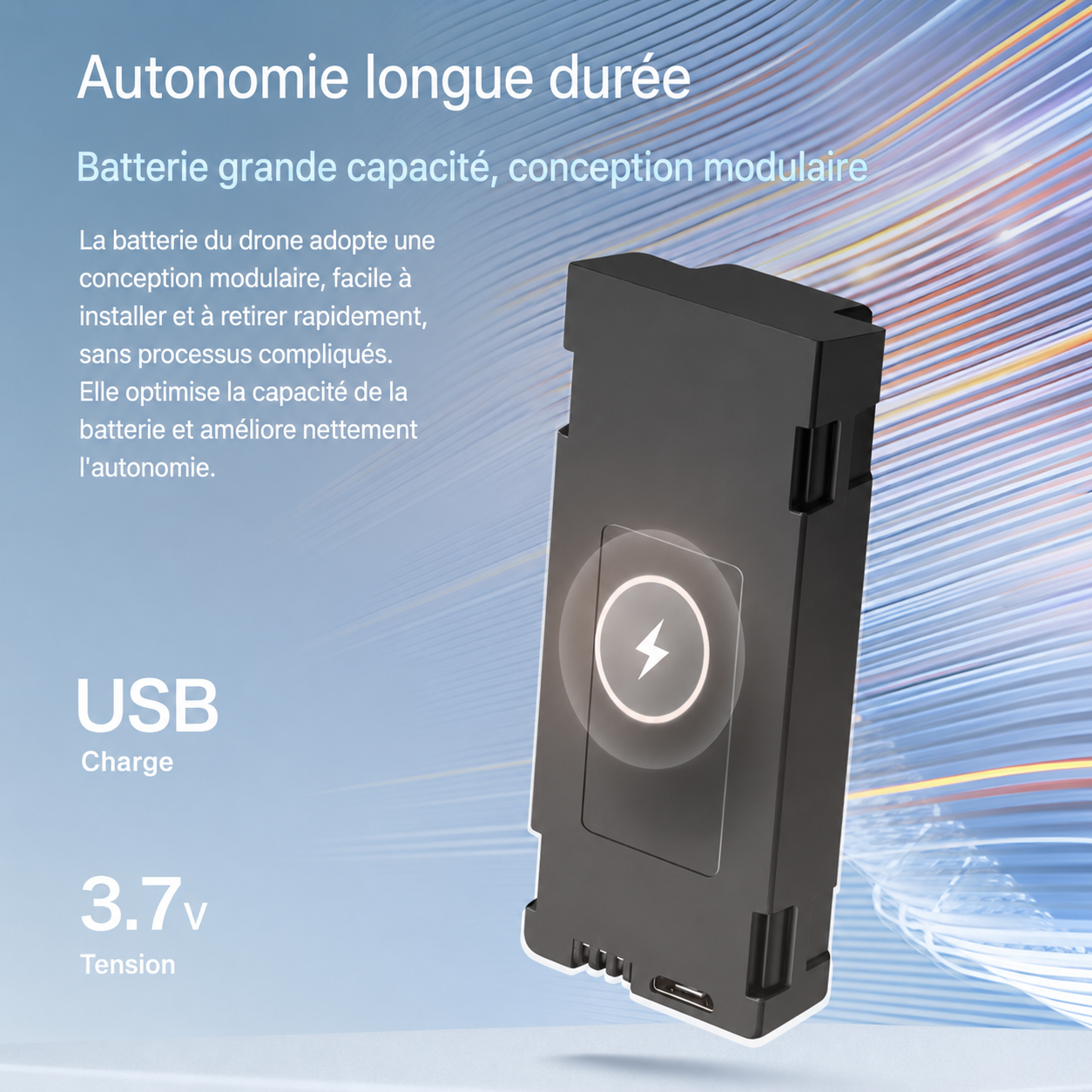 Drone Vidéo 8K WiFi avec 3 Batteries