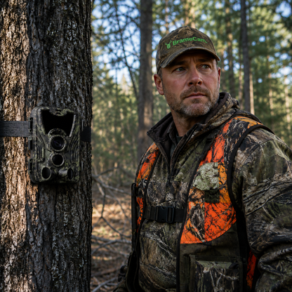 Caméra de Chasse avec Écran LCD Intégré & Vision Nocturne Infrarouge