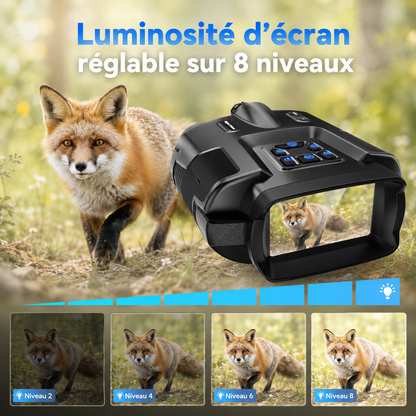 Jumelles de Vision Nocturne 4K - Autonomie 12 heures