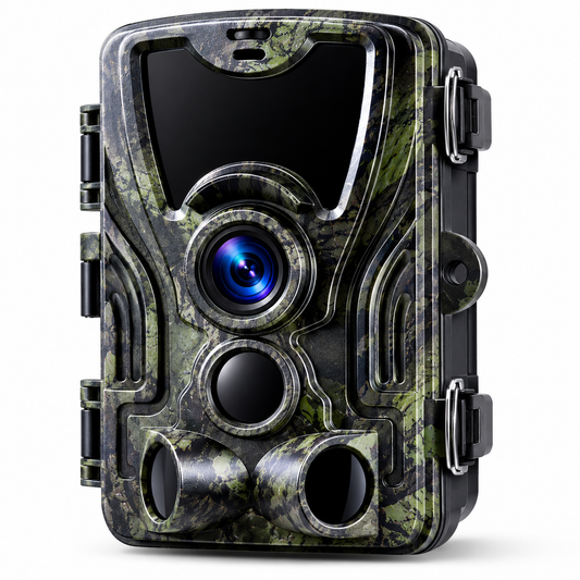 Caméra de Chasse avec Écran LCD Intégré & Vision Nocturne Infrarouge