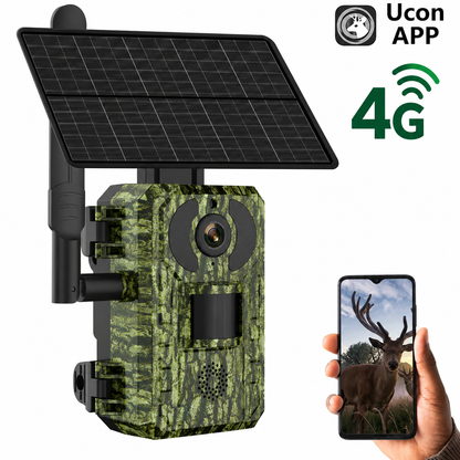 Caméra de Chasse 4G Solaire 2K Infrarouge