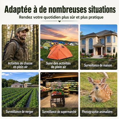 Caméra de Chasse WiFi  Full HD 1080p & Photos jusqu’à 32 MP